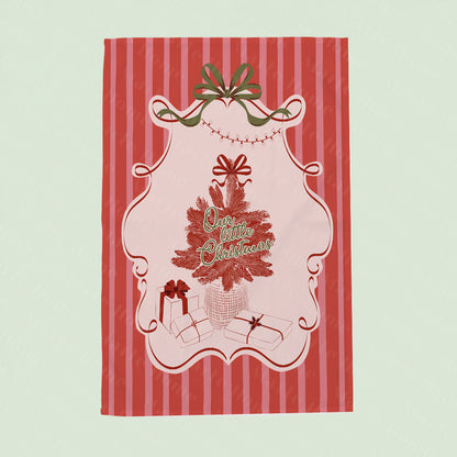 Yılbaşı & Christmas Desenli Tek Taraf Baskılı 4'lü Mutfak Havlusu Kurulama Bezi Seti 60x40 Cm