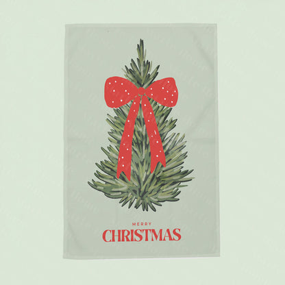 Yılbaşı & Christmas Desenli Tek Taraf Baskılı 3'lü Mutfak Havlusu Kurulama Bezi Seti 60x40 Cm