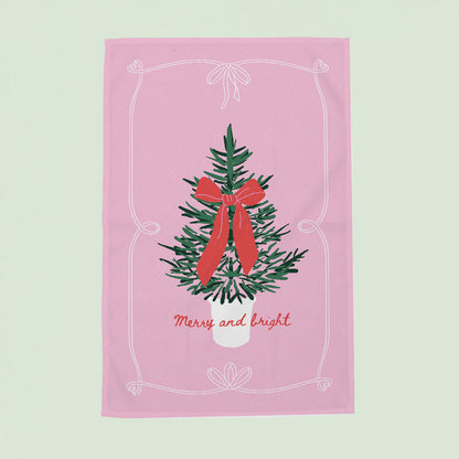 Yılbaşı &amp; Christmas Desenli Tek Taraf Baskılı 3'lü Mutfak Havlusu Kurulama Bezi Seti 60x40 Cm