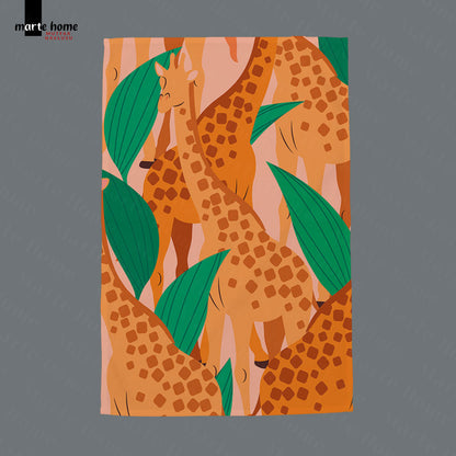 SAFARİ - RENKLİ BASKILI 3'LÜ SET 40x60 MUTFAK HAVLUSU, KURULAMA BEZİ