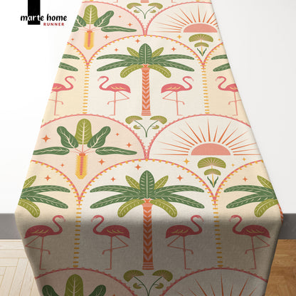 RENKLİ DESENLİ DİJİTAL BASKILI RUNNER 50x150 CM