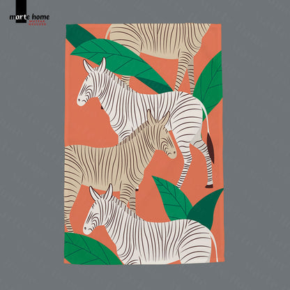 SAFARİ - RENKLİ BASKILI 3'LÜ SET 40x60 MUTFAK HAVLUSU, KURULAMA BEZİ