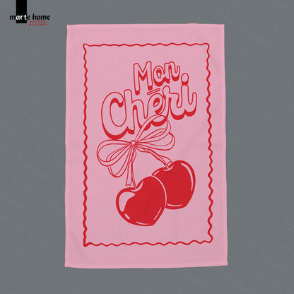 CHERİ - RENKLİ BASKILI 2'Lİ SET 40x60 MUTFAK HAVLUSU, KURULAMA BEZİ
