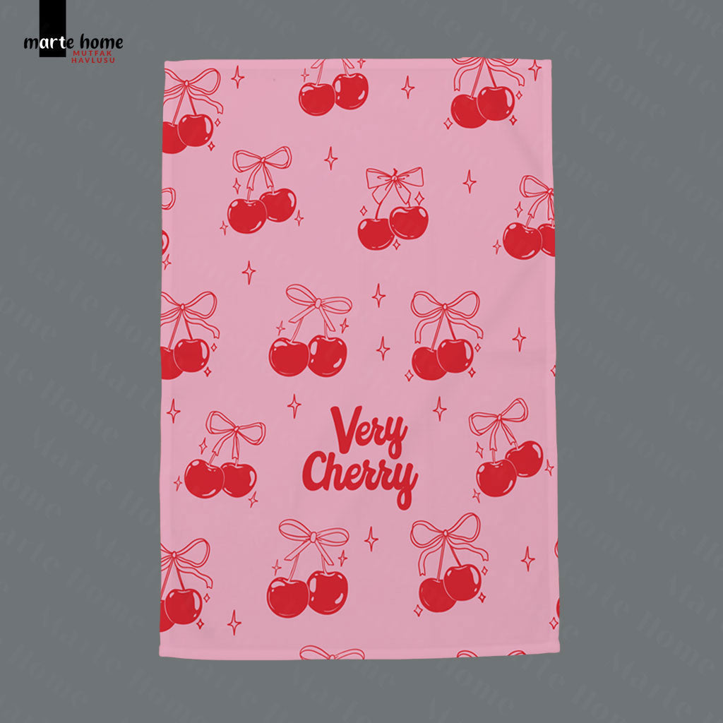 CHERİ - RENKLİ BASKILI 2'Lİ SET 40x60 MUTFAK HAVLUSU, KURULAMA BEZİ