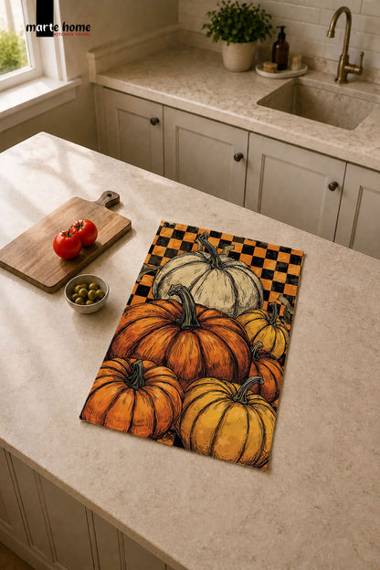 CADILAR BAYRAMI & HALLOWEEN 35X55 CM RENKLİ BASKILI MUTFAK HAVLUSU, KURULAMA BEZİ