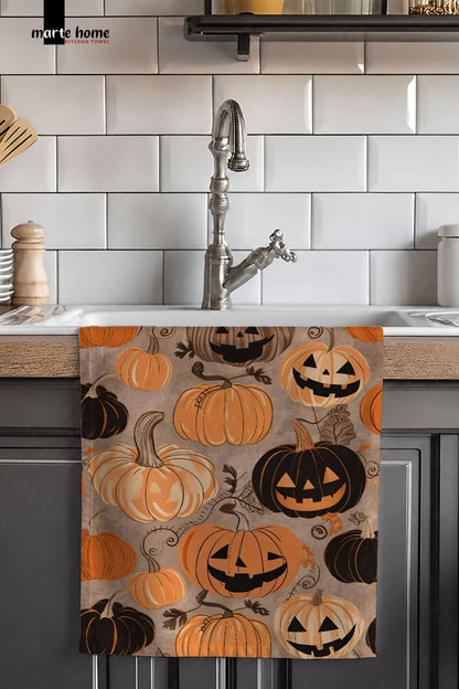 CADILAR BAYRAMI & HALLOWEEN 35X55 CM RENKLİ BASKILI MUTFAK HAVLUSU, KURULAMA BEZİ